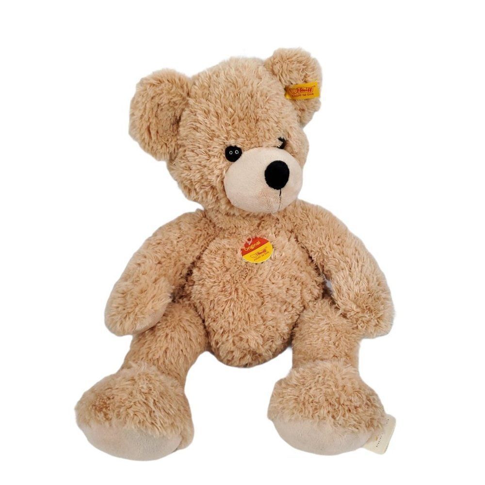 Steiff Fynn Teddy Bear Washable Cuddly Soft 16" 111679 New